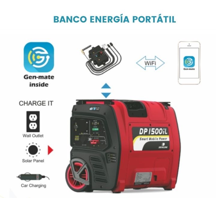 BANCO ENERGÍA PORTÁTIL AUTOSOSTENIBLE  IDP1500iL